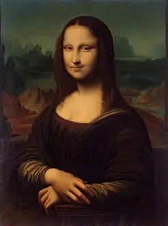 Copy Prints: Portrait of Gioconda (copy), 1550. Creator: Anon