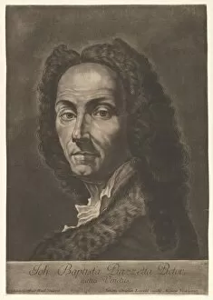 Johann Gottfried Collection: Portrait of Giovanni Battista Piazzetta, early 18th century