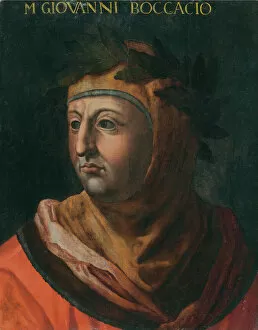 Giovanni Boccaccio Gallery: Portrait of Giovanni Boccaccio