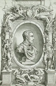 Fama Prints: Portrait of Giovanni de Medici, 1550. Creator: Enea Vico