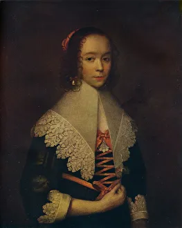 Corset Gallery: Portrait of a Girl, 17th century, (1916). Artist: Cornelis Janssens van Ceulen