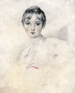 Short Hair Prints: Portrait of a girl, 1813