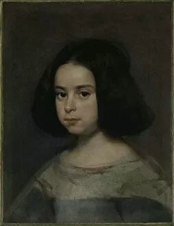 Velazquez Gallery: Portrait of a girl, ca 1639-1641. Creator: Velazquez, Diego (1599-1660)