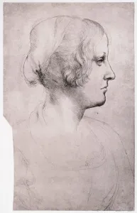 Royal Library Prints: Portrait of a Girl with a Cap, 1493-1495. Artist: Leonardo da Vinci