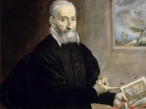 Clovio Prints: Portrait of Giulio Clovio (1498-1578), ca 1571. Creator: El Greco, Dominico (1541-1614)