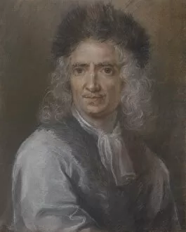 Pastel On Cardboard Collection: Portrait of Giuseppe Francesco Borri (1627-1695). Creator: Tilson, Henry (1659-1695)