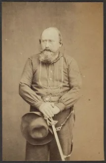 Republican Prints: Portrait of Giuseppe Garibaldi, about 1860-1882. Creator: Unknown
