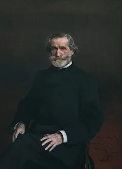 Portrait of Giuseppe Verdi. Artist: Boldini, Giovanni (1842-1931) Portrait of Giuseppe Verdi. Artist: Boldini, Giovanni (1842-1931)