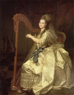 Dmitri Grigorievich 1735 1822 Gallery: Portrait of Glaphira Ivanovna Alymova (1758-1826), 1776. Artist: Levitsky