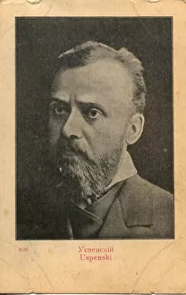 Photochrom Gallery: Portrait of Gleb Uspensky (1843-1902), c. 1910