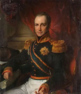 Kruseman Cornelis Prints: Portrait of Godart Alexander Gerard Philip