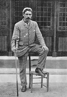 Douglas Prints: Portrait of the golfer Douglas Rolland, 1896. Creator: H Cotty Philpot