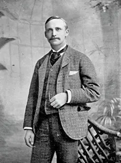 Tweed Suit Prints: Portrait of the golfer JH Taylor, 1896. Creator: H Cotty Philpot