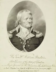 Slave Trade Prints: Portrait of Governor William Moultrie, 1802. Creator: Charles Fraser