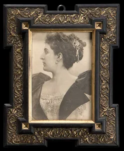Photochrom Prints: Portrait of Grand Duchess Anastasia Nikolaevna of Russia (1867-1935), 1910s