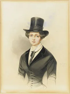 Vladimir Ivanovich 1816 1895 Prints: Portrait of Grand Duchess Catherine Mikhailovna of Russia (1827-1894)