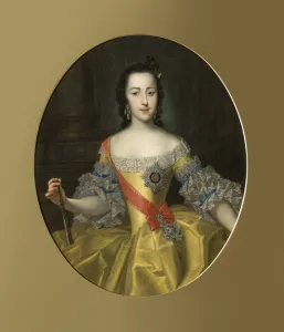 Portrait of the Grand Duchess Ekaterina Alekseyevna (1729-1796), c. 1745 Portrait of the Grand Duchess Ekaterina Alekseyevna (1729-1796), c. 1745