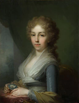 Elizabeth Alexeievna Of Russia Gallery: Portrait of Grand Duchess Elizabeth Alexeievna (1779-1826), 1795