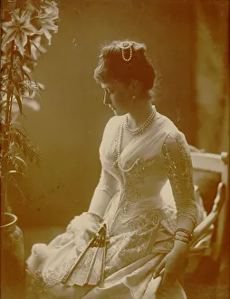 Portrait of Grand Duchess Elizaveta Fyodorovna (1864?1918), Princess Elizabeth of Hesse and by Rhine. Found in the Collection of State Museum Arkhangelskoye Estate, Moscow Elizabeth Feodorovna Of Russia Collection: Portrait of Grand Duchess Elizaveta Fyodorovna (1864?1918), Princess Elizabeth of Hesse and by Rhine