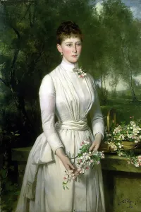 Duchess Prints: Portrait of Grand Duchess Elizaveta Fyodorovna, 1885. Creator: Carl Rudolph Sohn