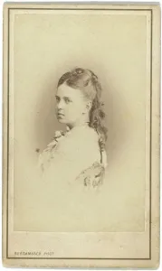 Portrait of Grand Duchess Maria Alexandrovna of Russia (1853-1920), Duchess of Saxe-Coburg and Gotha