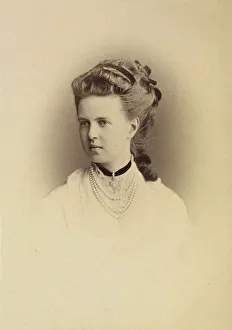 Portrait of Grand Duchess Maria Alexandrovna of Russia (1853-1920), Duchess of Saxe-Coburg and Gotha