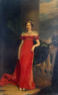 Images Dated 9th March 2011: Portrait of Grand Duchess Maria Pavlovna of Russia, (1786?1859), 1822