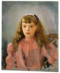 Images Dated 15th June 2010: Portrait of Grand Duchess Olga Alexandrovna of Russia, 1893. Artist: Valentin Serov