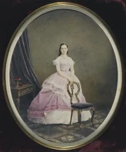 Bergamasco Collection: Portrait of Grand Duchess Olga Constantinovna of Russia (1851-1926)