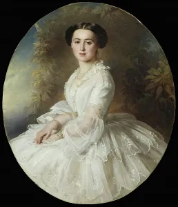 Princess Prints: Portrait of Grand Duchess Olga Feodorovna, 1857. Creator: Richard L Lauchert