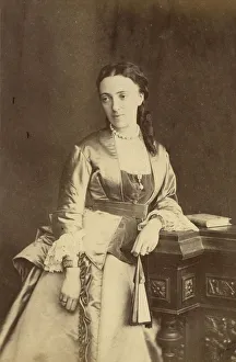 Bergamasco Collection: Portrait of Grand Duchess Olga Feodorovna of Russia (1839-1891), 1874