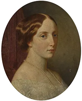 Portrait of Grand Duchess Olga Nikolaevna of Russia (1822-1892), Queen of Wurttemberg