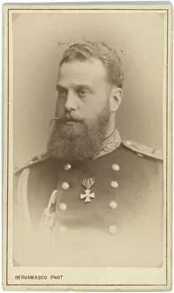 Photochrom Gallery: Portrait of Grand Duke Alexei Alexandrovich of Russia (1850-1908), 1880s