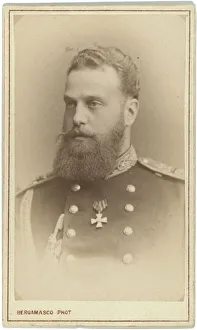 Photochrom Gallery: Portrait of Grand Duke Alexei Alexandrovich of Russia (1850-1908), 1880s