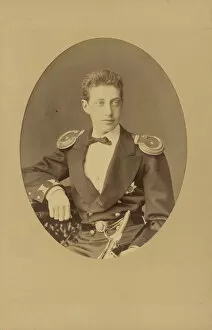 Blackwhite Collection: Portrait of Grand Duke Constantine Constantinovich of Russia (1858-1915), c. 1874
