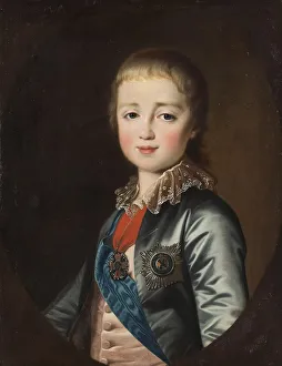 Portrait of Grand Duke Constantine Pavlovich of Russia (1779-1831), End 1780s