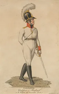 Portrait of Grand Duke Constantine Pavlovich of Russia (1779-1831), 1807. Artist: Henne