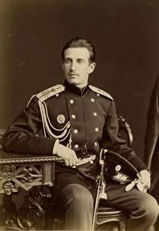 Bergamasco Collection: Portrait of Grand Duke Nicholas Constantinovich of Russia (1850-1918), 1874