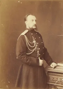 Portrait of Grand Duke Nicholas Nikolaevich (the Elder) of Russia (1831-1891), c. 1874