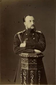 Nikolai Nikolayevich Prints: Portrait of Grand Duke Nicholas Nikolaevich (the Elder) of Russia (1831-1891), 1874