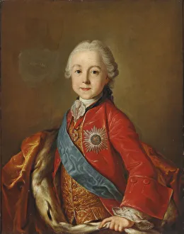 Portrait of Grand Duke Pavel Petrovich (1754-1801), Second Half of the 18th cen