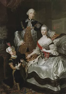 Portrait of Grand Duke Pyotr Fyodorovitch and Grand Duchess Catherine Alekseyevna, 1756