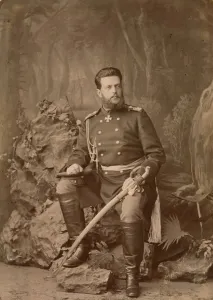 Portrait of Grand Duke Vladimir Alexandrovich of Russia (1847-1909), ca 1878