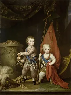 Richard Prints: Portrait of Grand Dukes Alexander Pavlovich and Constantin Pavlovich