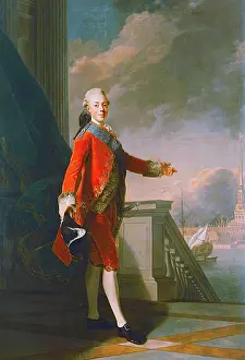 Alexander Prints: Portrait of Grand Prince Paul Petrovich, 1777. Creator: Alexander Roslin