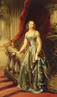 1840s Prints: Portrait of Grand Princess Olga Nikolayevna (1822-1892)