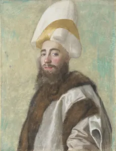 Portrait of a Grand Vizier, c. 1740. Artist: Liotard, Jean-Etienne (1702-1789)