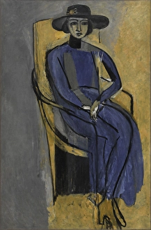 Translator Prints: Portrait of Greta Prozor, 1916. Creator: Henri Matisse