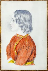 Portrait of Grigori Alexandrovich Pushkin (1835-1905), Son of the Poet, 1844 Portrait of Grigori Alexandrovich Pushkin (1835-1905), Son of the Poet, 1844
