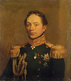 Viceroy Prints: Portrait of Grigory V. Rosen (1782-1841) (1st), 1822. Creator: Workshop of George Dawe